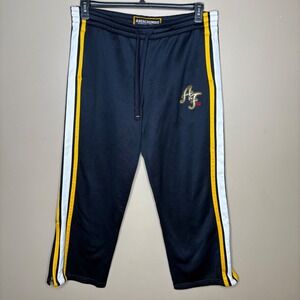 VINTAGE Abercrombie & Fitch Pants Mens Medium Blue Sweat Pants Track Y2K